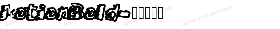 MotionBold字体转换