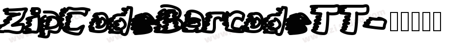 ZipCodeBarcodeTT字体转换