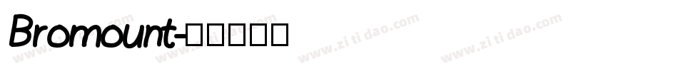 Bromount字体转换