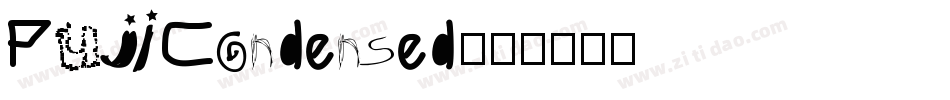 FujiCondensed字体转换