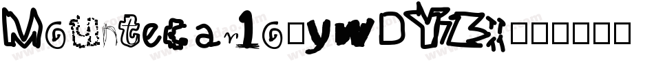 Mountecarlo-ywBYZ字体转换