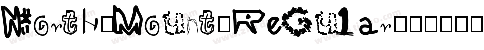 North-Mount-Regular-2字体转换