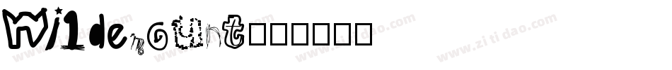 Wildemount字体转换