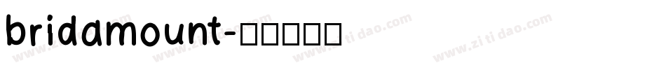 bridamount字体转换