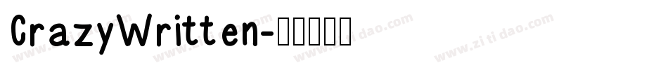 CrazyWritten字体转换
