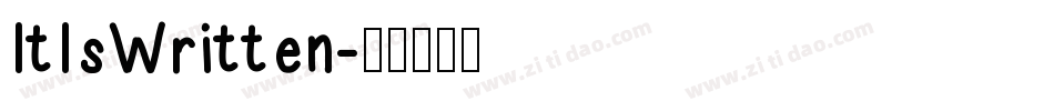 ItIsWritten字体转换