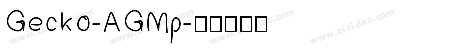 Gecko-AGMp字体转换
