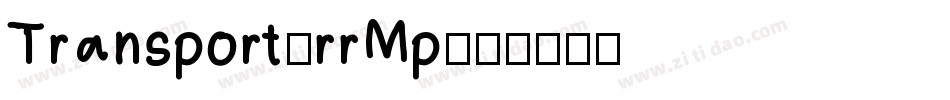 Transport-rrMp字体转换