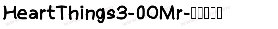 HeartThings3-0OMr字体转换