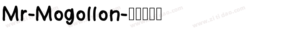 Mr-Mogollon字体转换