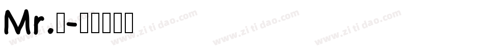 Mr.乔字体转换