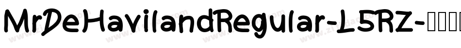 MrDeHavilandRegular-L5RZ字体转换