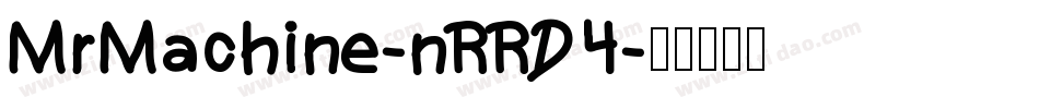 MrMachine-nRRD4字体转换