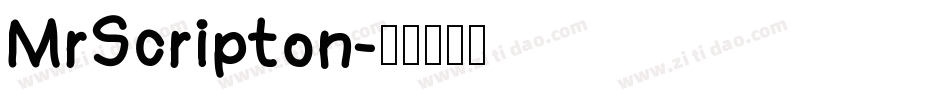 MrScripton字体转换