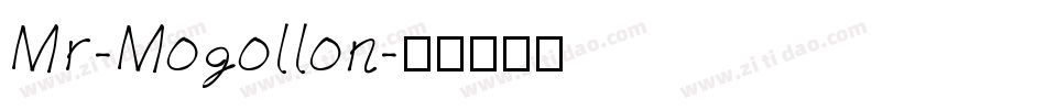 Mr-Mogollon字体转换