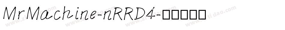 MrMachine-nRRD4字体转换