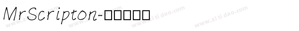 MrScripton字体转换