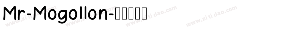 Mr-Mogollon字体转换