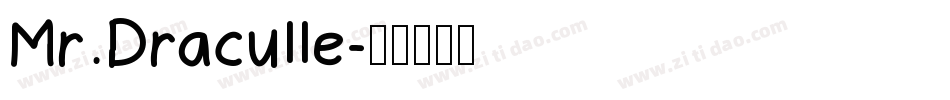 Mr.Draculle字体转换