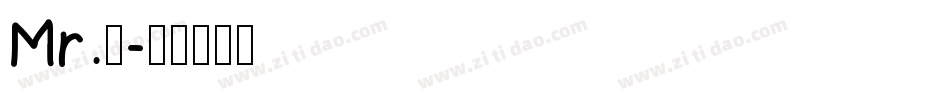 Mr.乔字体转换