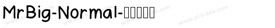 MrBig-Normal字体转换