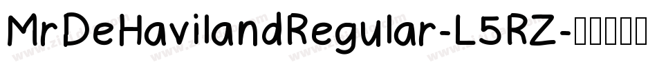 MrDeHavilandRegular-L5RZ字体转换
