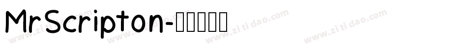 MrScripton字体转换