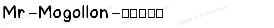 Mr-Mogollon字体转换