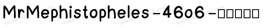 MrMephistopheles-46o6字体转换