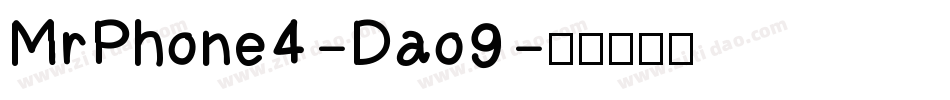 MrPhone4-Dao9字体转换