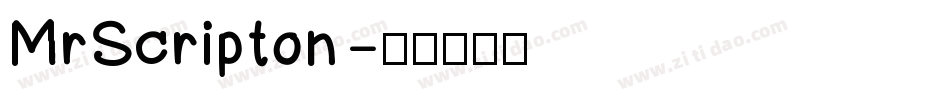 MrScripton字体转换