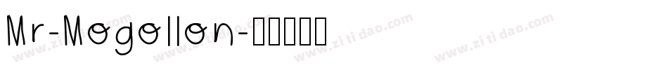 Mr-Mogollon字体转换