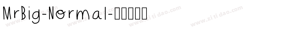 MrBig-Normal字体转换