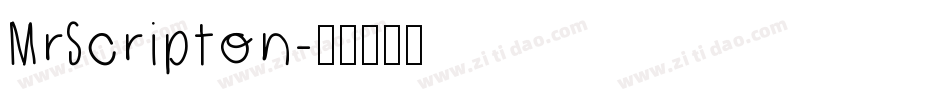 MrScripton字体转换