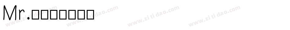 Mr.乔字体转换