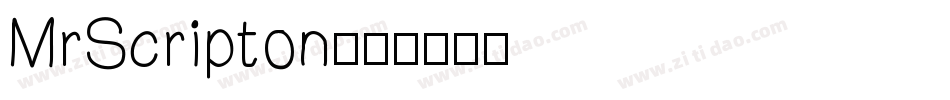 MrScripton字体转换