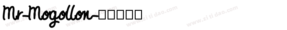 Mr-Mogollon字体转换
