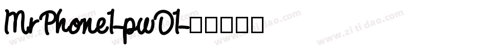 MrPhone1-pwD1字体转换