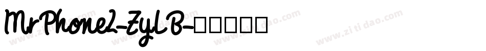 MrPhone2-ZyLB字体转换