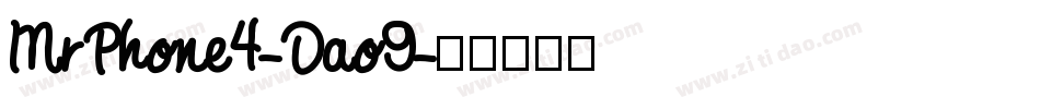 MrPhone4-Dao9字体转换