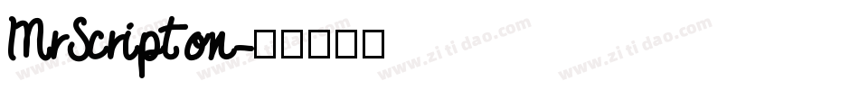 MrScripton字体转换