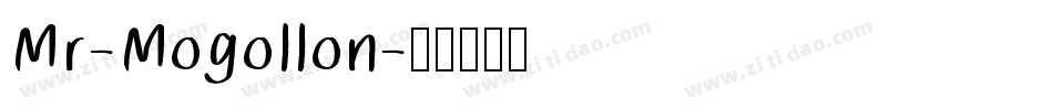 Mr-Mogollon字体转换