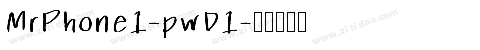 MrPhone1-pwD1字体转换