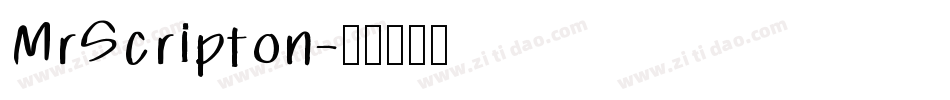 MrScripton字体转换