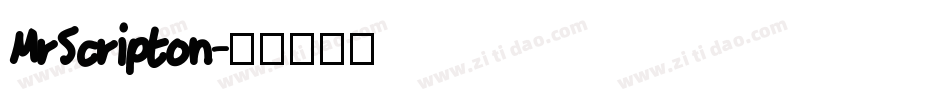 MrScripton字体转换