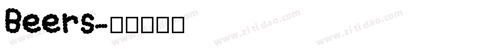 Beers字体转换