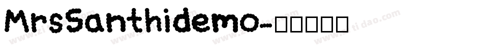 MrsSanthidemo字体转换