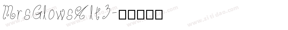 MrsGlowsAlt3字体转换
