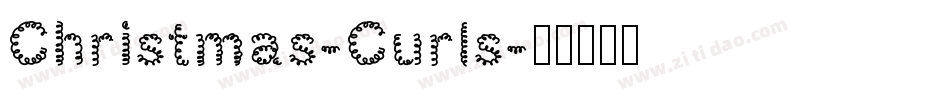 Christmas-Curls字体转换