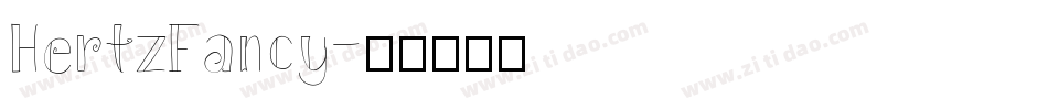 HertzFancy字体转换